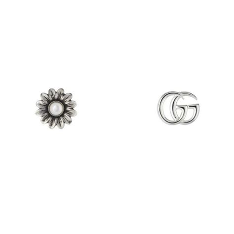 gucci sterling silver marmont double g stud earrings|Gucci double stud earrings.